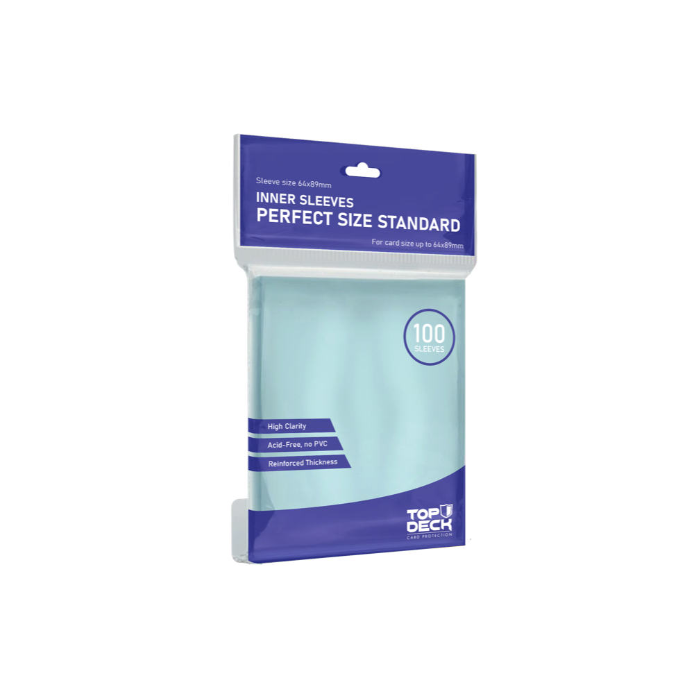 Top Deck Protector Inner Sleeves Perfect Size Standard