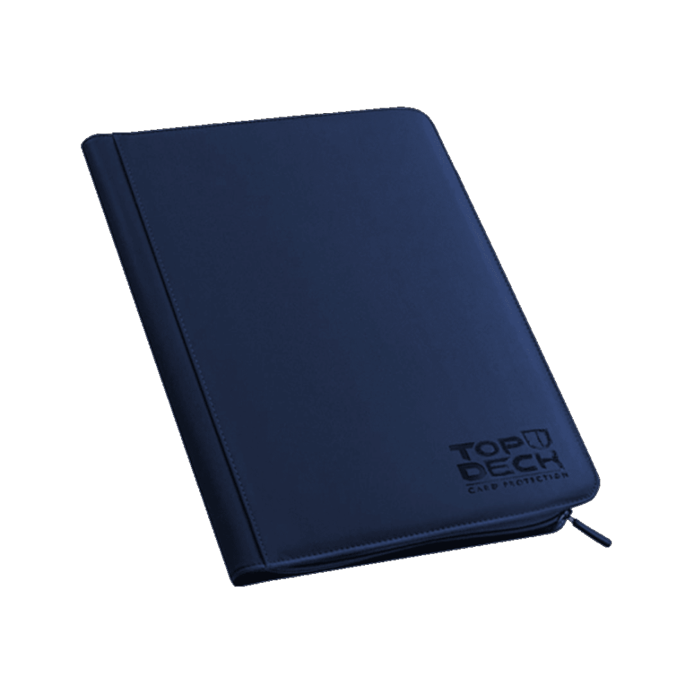 Carpeta Top Deck Premium Binder con cierre - 160 Azul Oscuro