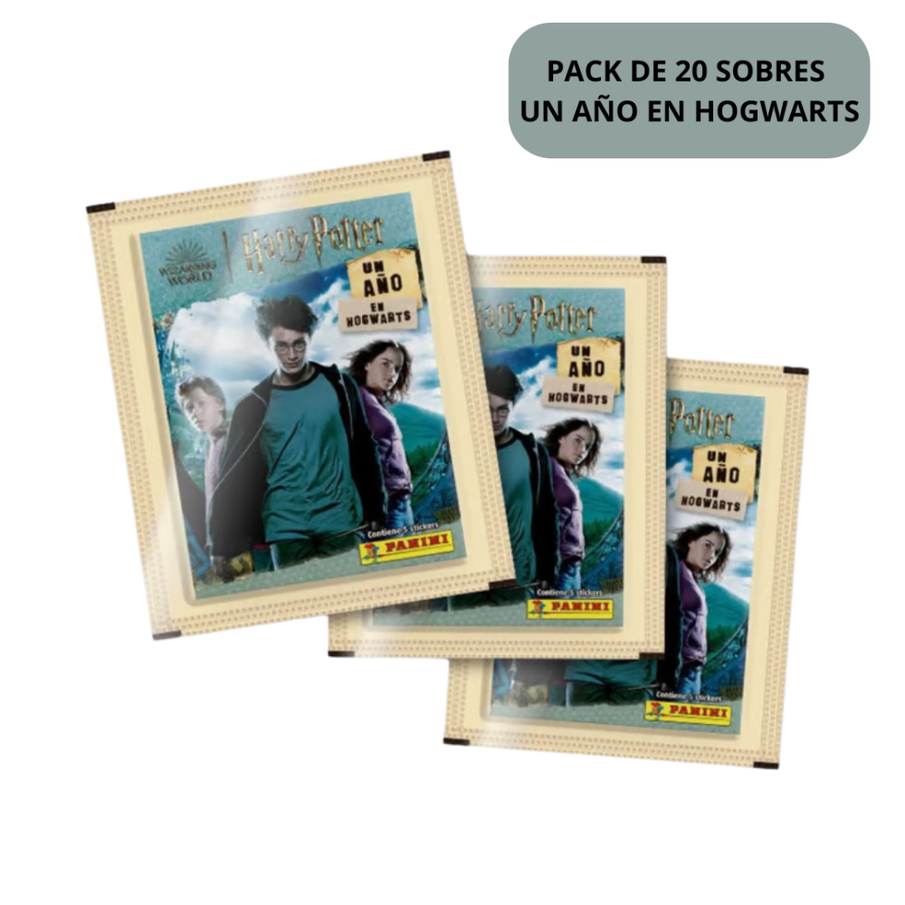 Pack 20 Sobres Un año en Hogwarts