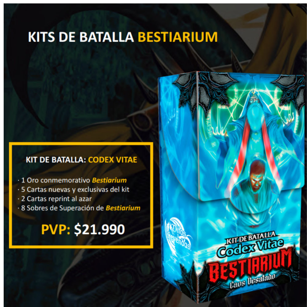 Kit de Batalla: Codex Vitae Bestiarium MyL