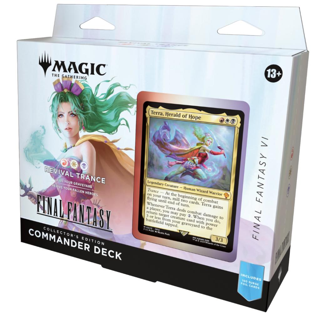 Magic MTG - Final Fantasy Commander Deck - Revival Trance - Collector Edition