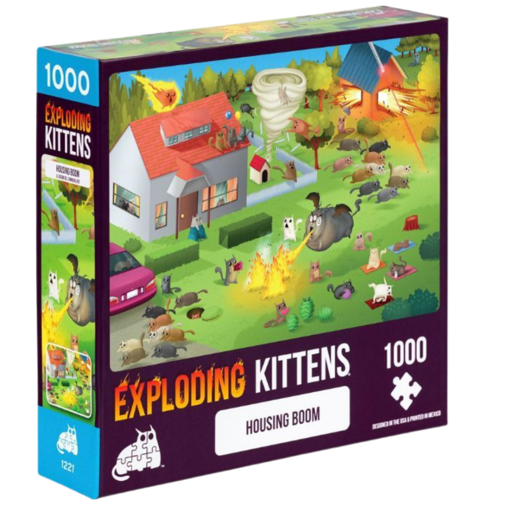 Puzzle Exploding Kittens 1000 piezas: Housing Boom