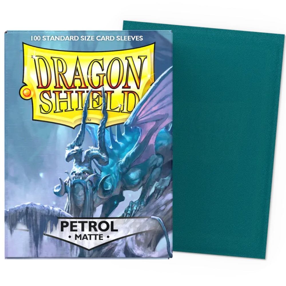 Dragon Shield: Petrol - 100 Matte Sleeves - Standard Size
