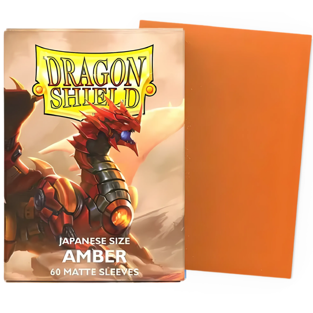 Dragon Shield: Amber - Matte Sleeves - Japanese Size