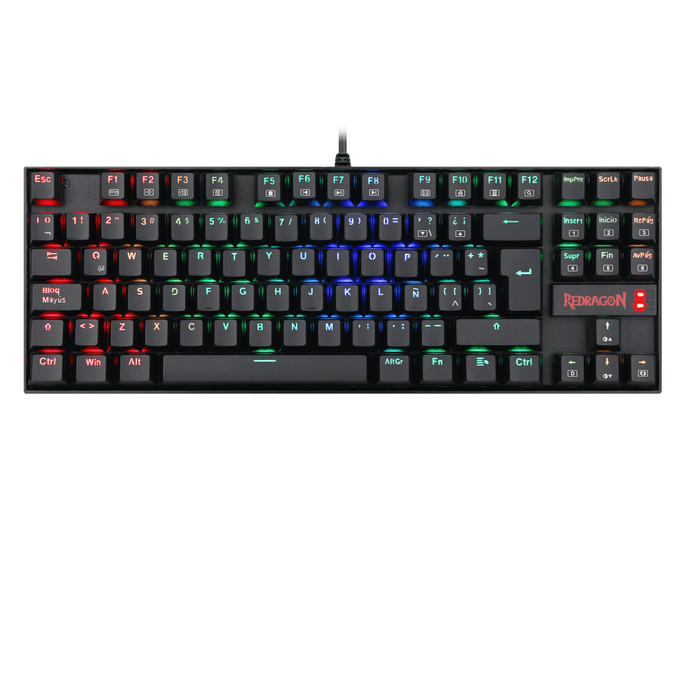 Teclado mecanico kumara  Switches RED,RGB, Español
