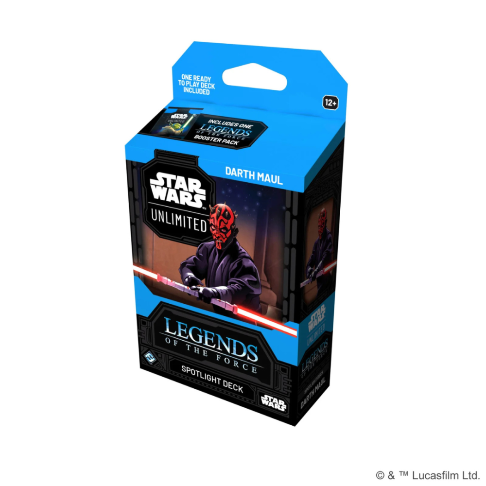 Star Wars Unlimited - Legends of the force - Spotlight Deck Darth Maul (Inglés)