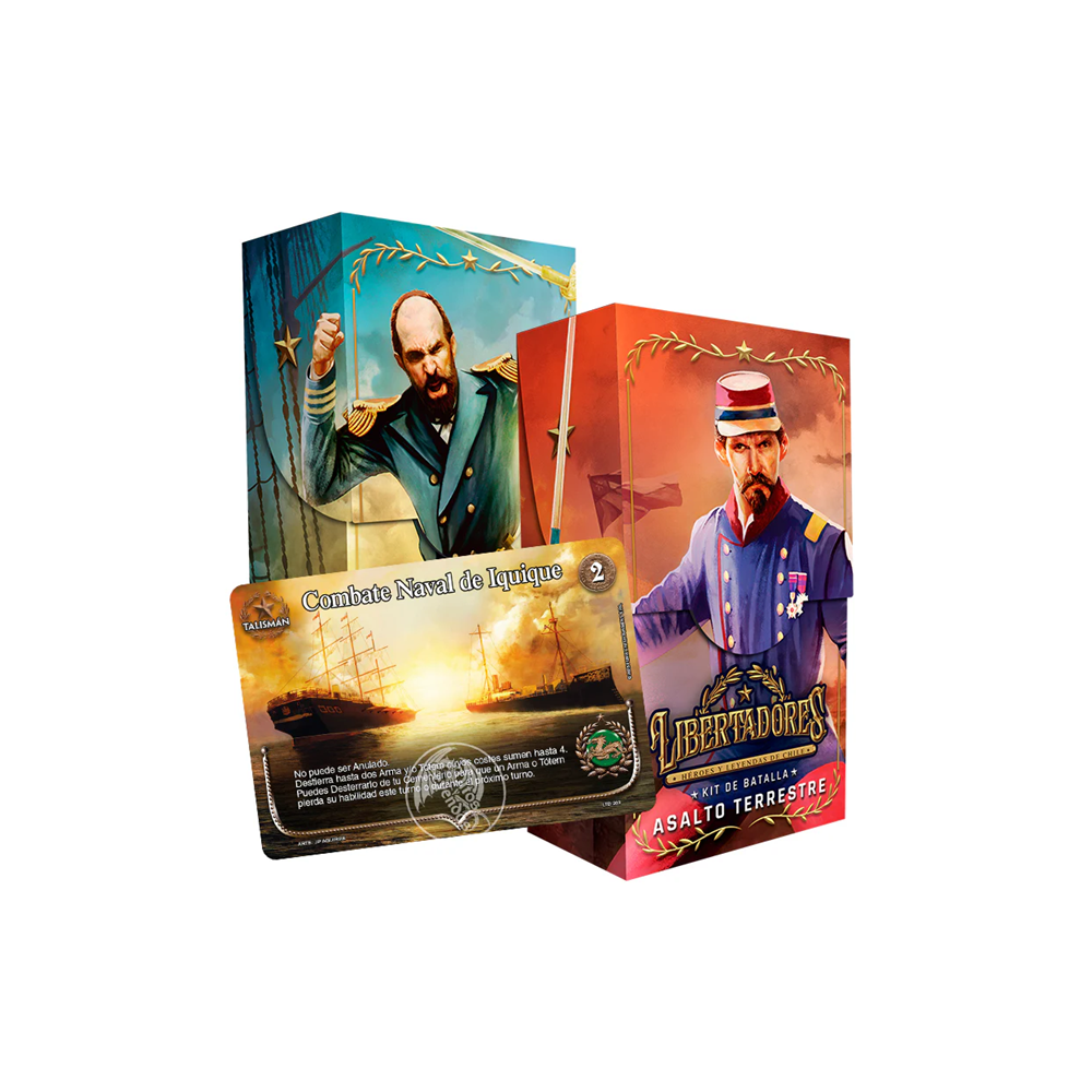 2 Kit de batalla Libertadores: 1 Asalto Terrestre + 1 Combate Naval