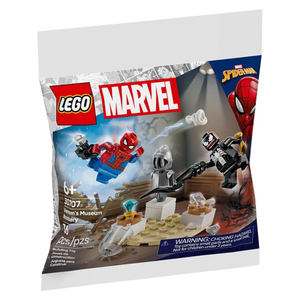 Lego Marvel Robo de Venom en el Museo