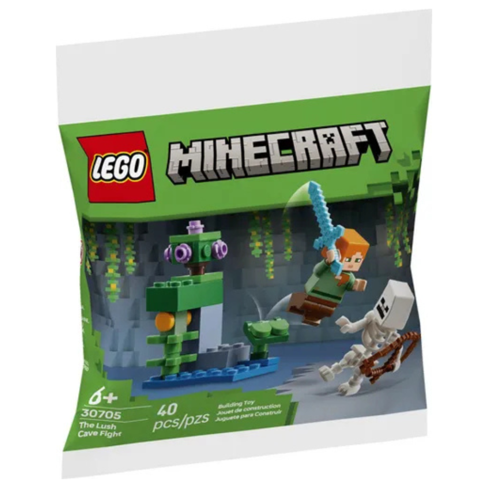 Lego Minecraft Duelo en la Cueva Frondosa