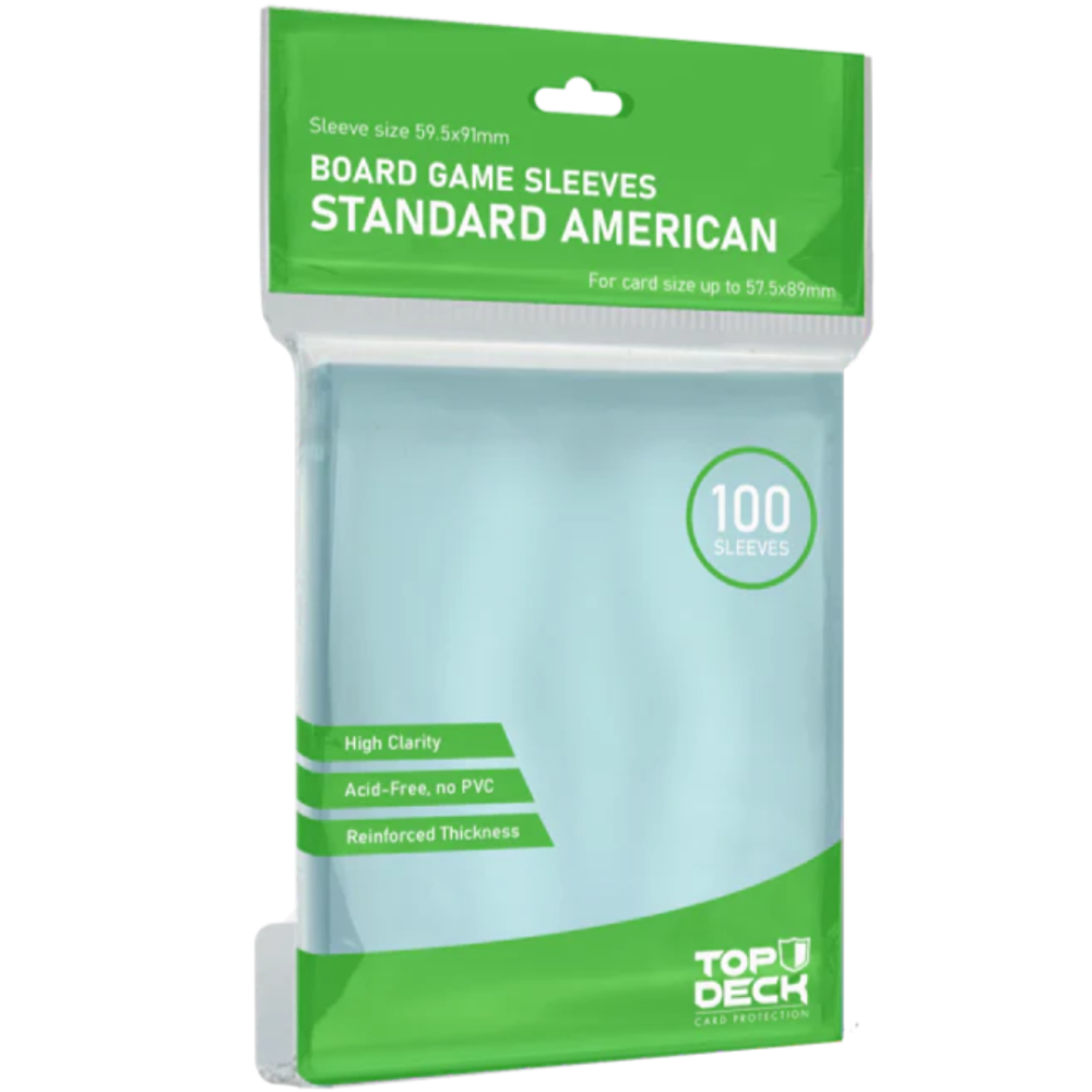 Protectores Juego de Mesa | TOPDECK Standard American 57x89mm