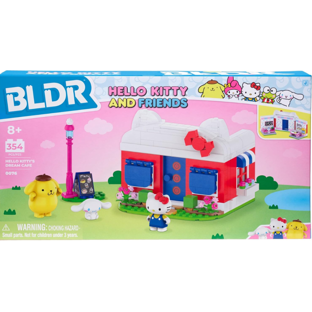 BLDR Hello Kitty And Friends Hello Kitty's Dream Cafe Buildable Figure Set