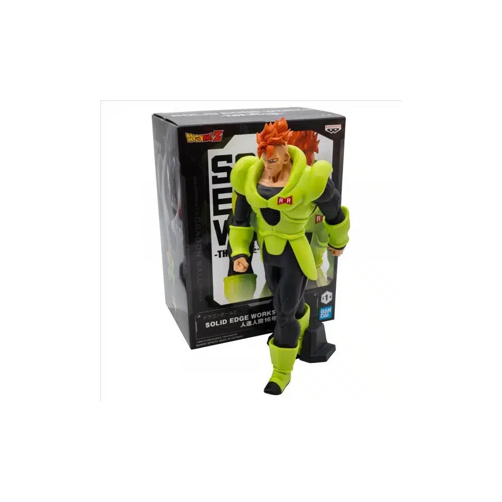Figura Android 16 Dragon Ball Z – Solid Edge Works (Figura de exhibición)