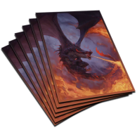 Protectores Standard Top Deck| Colección Dragones - Dragón de Fuego 66x91mm