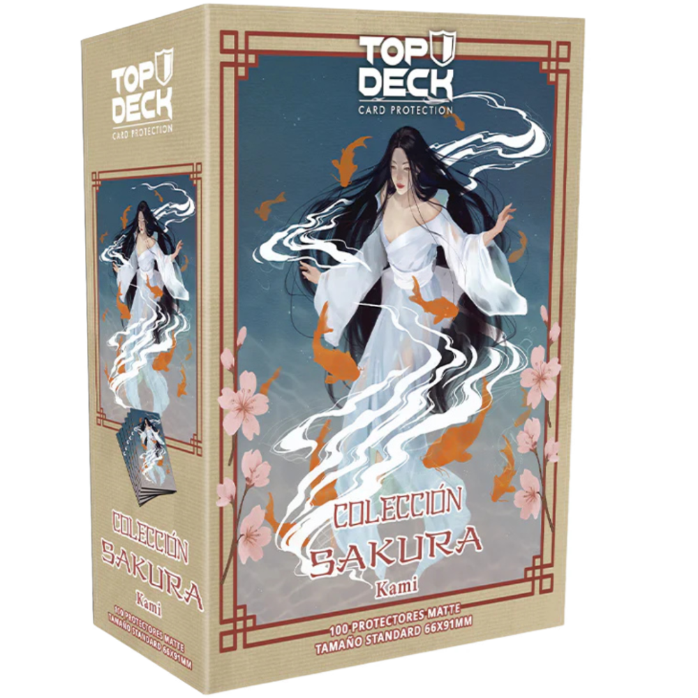 Protectores Standard Top Deck | Colección Sakura - Kami 66x91mm