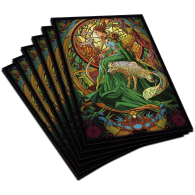 Protectores Standard Top Deck | Colección Vitrales - Druida 66x91mm