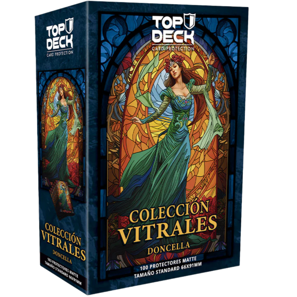 Protectores Standard Top Deck | Colección Vitrales - Doncella 66x91mm