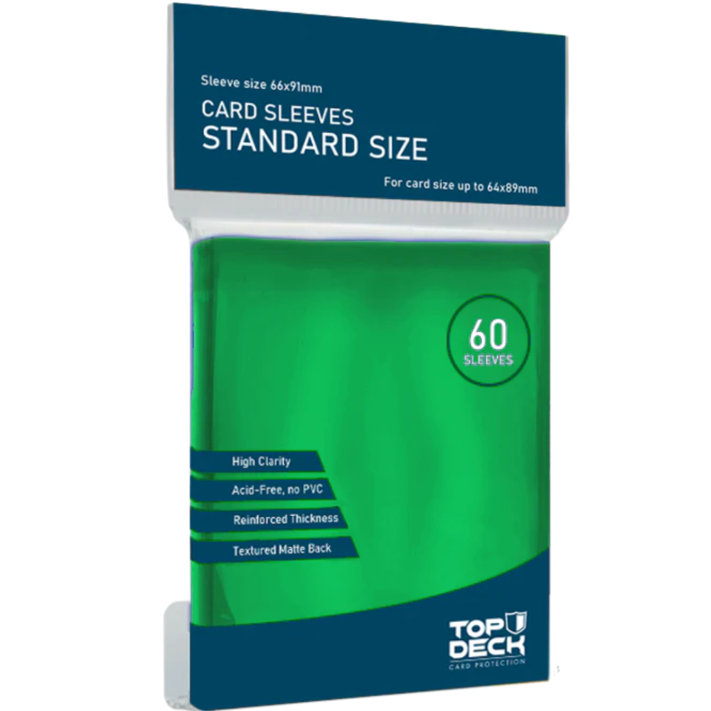 Protector Standard Top Deck 66x91mm - Verde