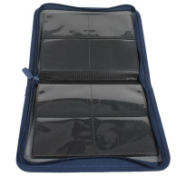 Carpeta Top Deck Premium Binder con cierre - 160 Azul Oscuro