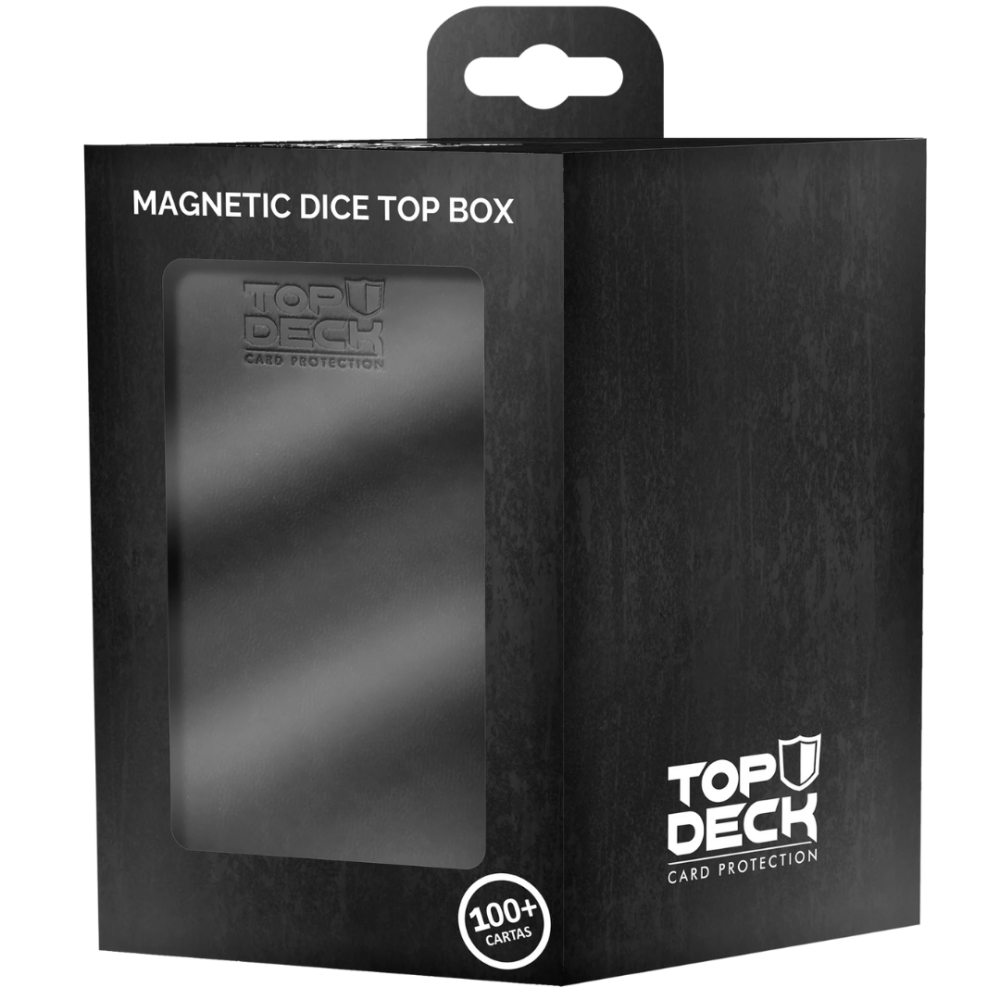 Portamazos Top Deck Premium Magnetic Dice Top Box 100+ (Negro)
