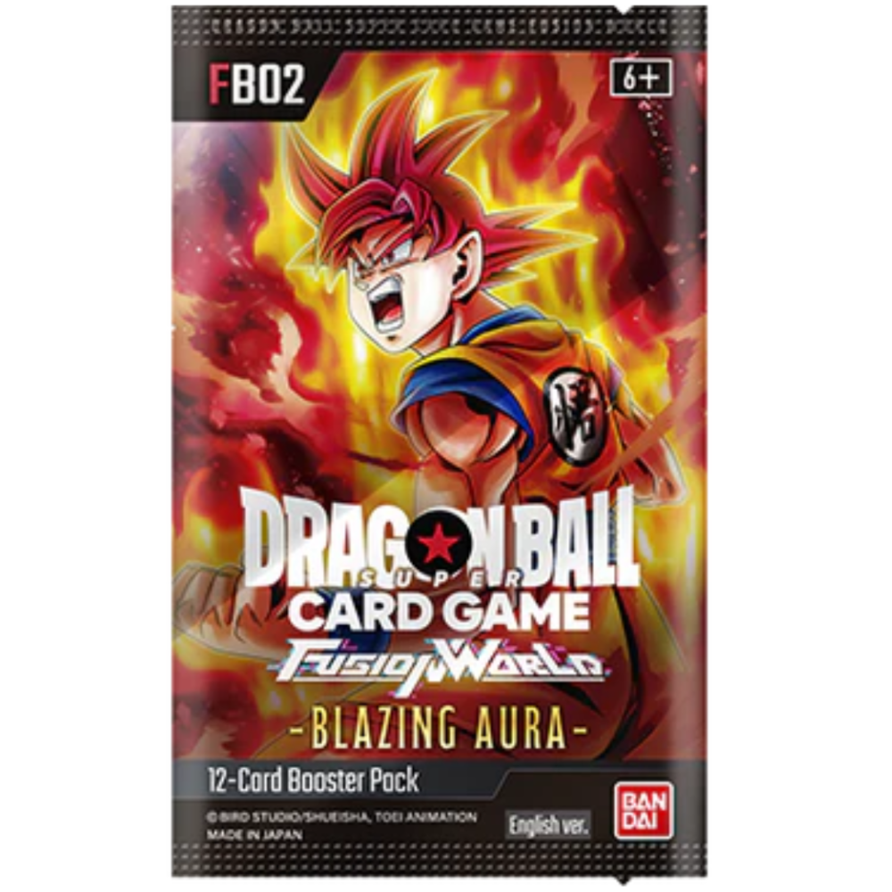 Sobre DBS TCG: Fusion World - Blazing Aura (FB02) - Booster Pack