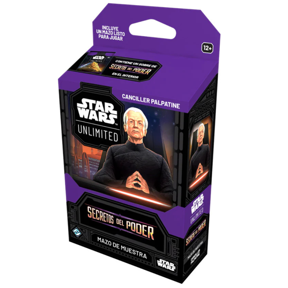 Star Wars Unlimited Secrets of Power Spotlight Canciller Palpatine Deck (Español)