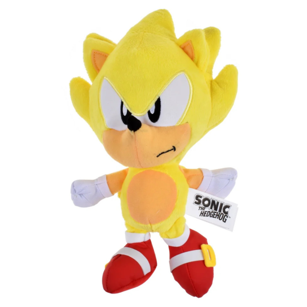 Peluche Sonic The Hedgehog 23cm Push: Super Sonic