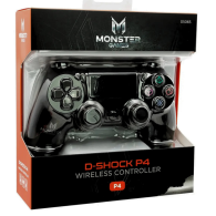 Control Inalámbrico Monster PS4 (Alternativo) Black