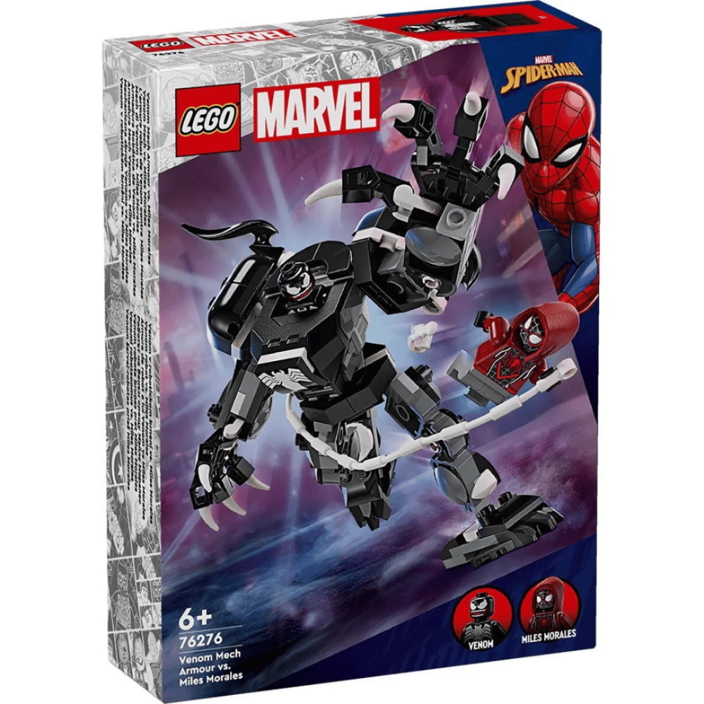 Lego Marvel Mech Robótico de Venom vs. Miles Morales