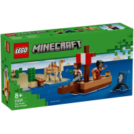 Lego Minecraft El Viaje en el Barco Pirata