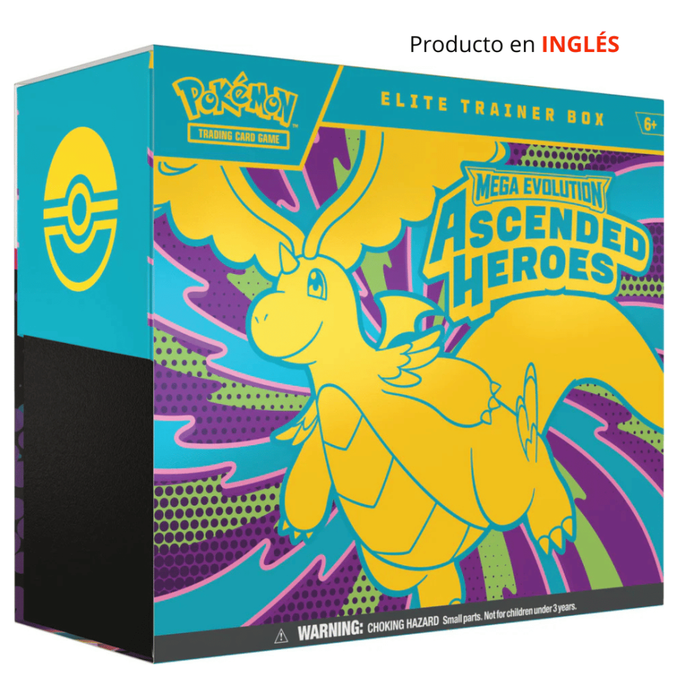 Preventa: Pokemon TCG Mega Evolution - Ascended Heroes Elite Trainer Box - Inglés