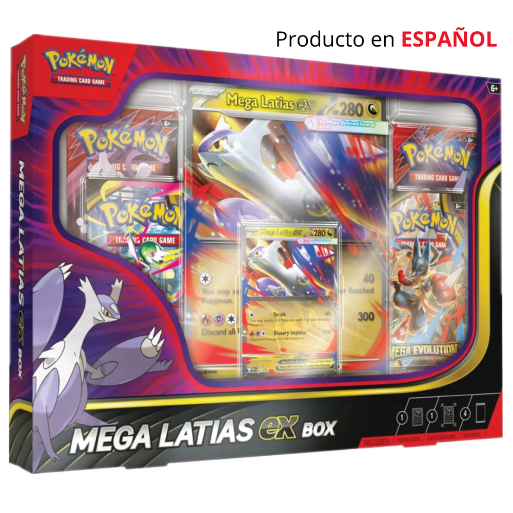 Pokemon TCG Caja Mega Latias ex - Español