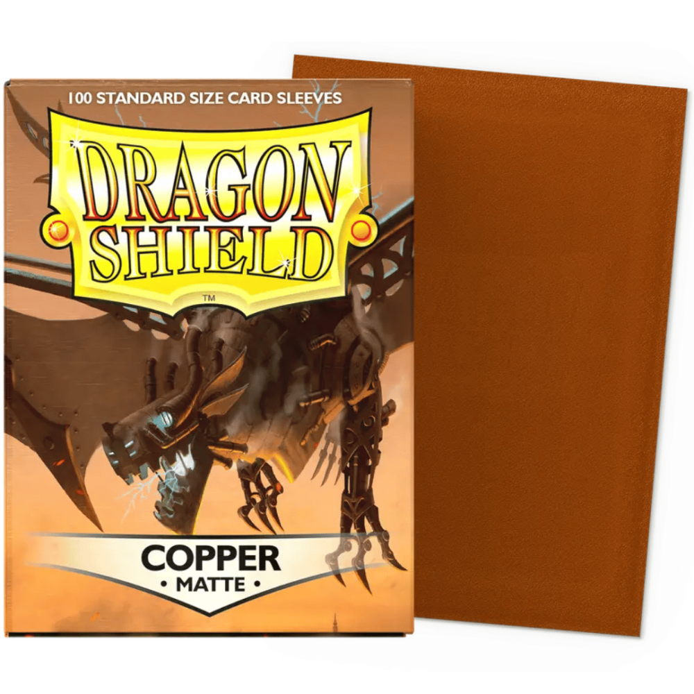 Dragon Shield: Copper - 100 Matte Sleeves - Standard Size