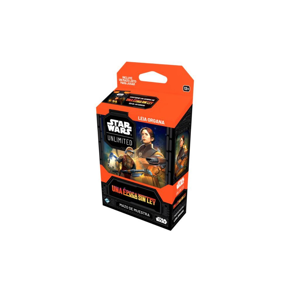 (PREVENTA) Star Wars Unlimited: Una Época Sin Ley - Mazo de Muestra - Leia Organa (Español)