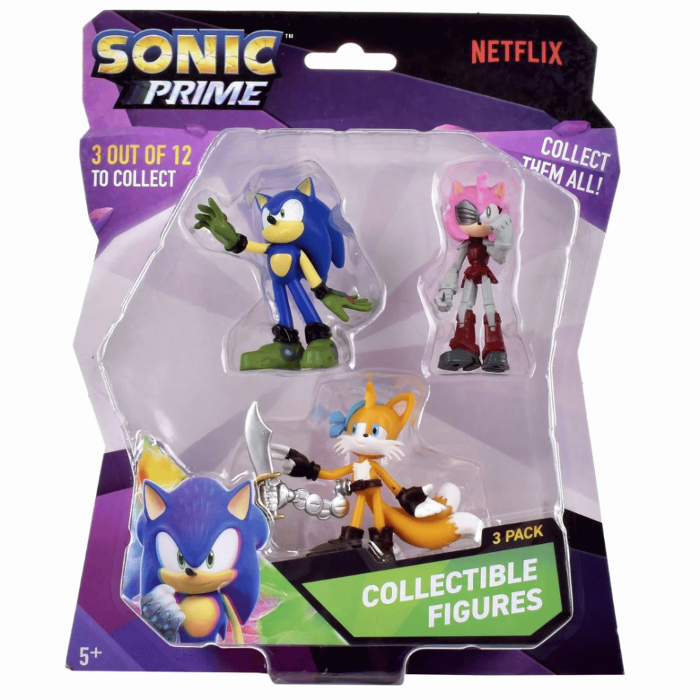 Pack 3 Figuras Sonic De 7 Cms - Pack-2 Tails Pirata