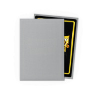 Dragon Shield: Silver - 100 Matte Sleeves - Standard Size