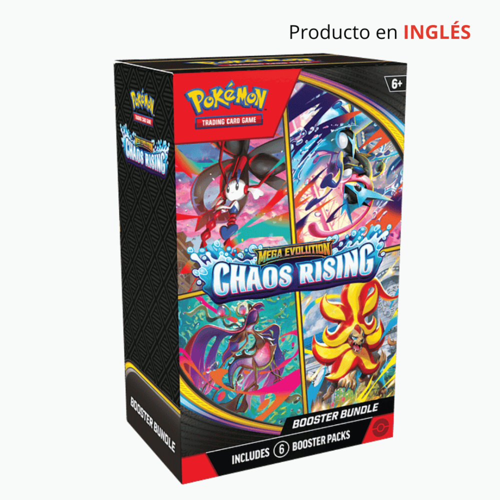 Preventa: Pokémon TCG: Mega Evolution Chaos Rising - Booster Bundle - Ingles