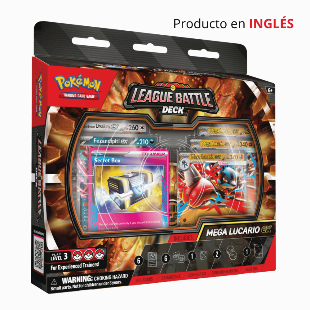 Pokémon TCG – Mega Lucario ex League Battle Deck (INGLÉS)