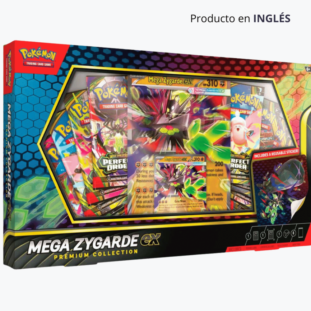 Pokémon TCG Mega Zygarde – Ex Premium Collection Inglés