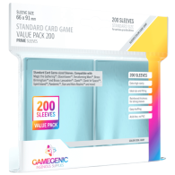 Protectores GG Standard Value Pack 200 Prime Sleeves clear 66x91mm