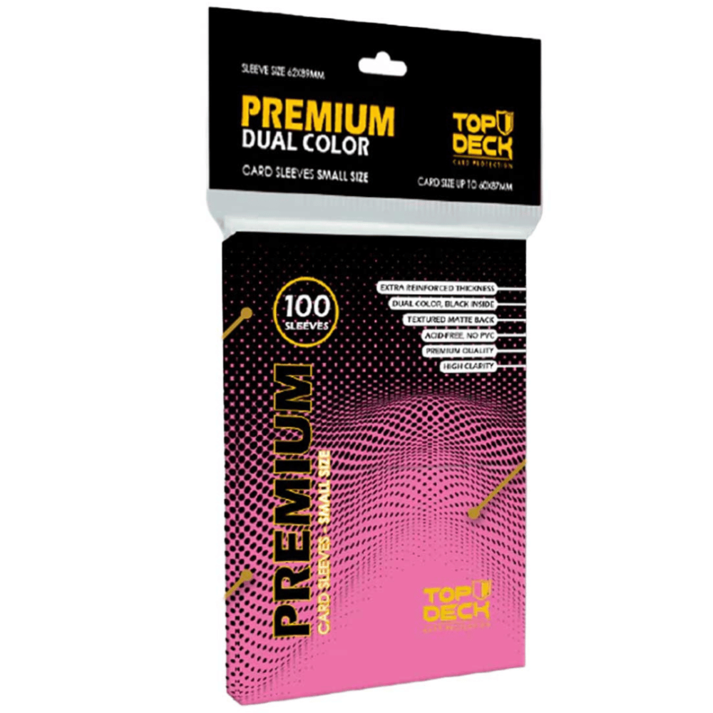 Protectores Premium | TOP DECK Small 62x89mm color Rosa