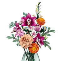 Lego Botanicals: Ramo de Flores Fantasía en Rosa (Pretty Pink Flower Bouquet)
