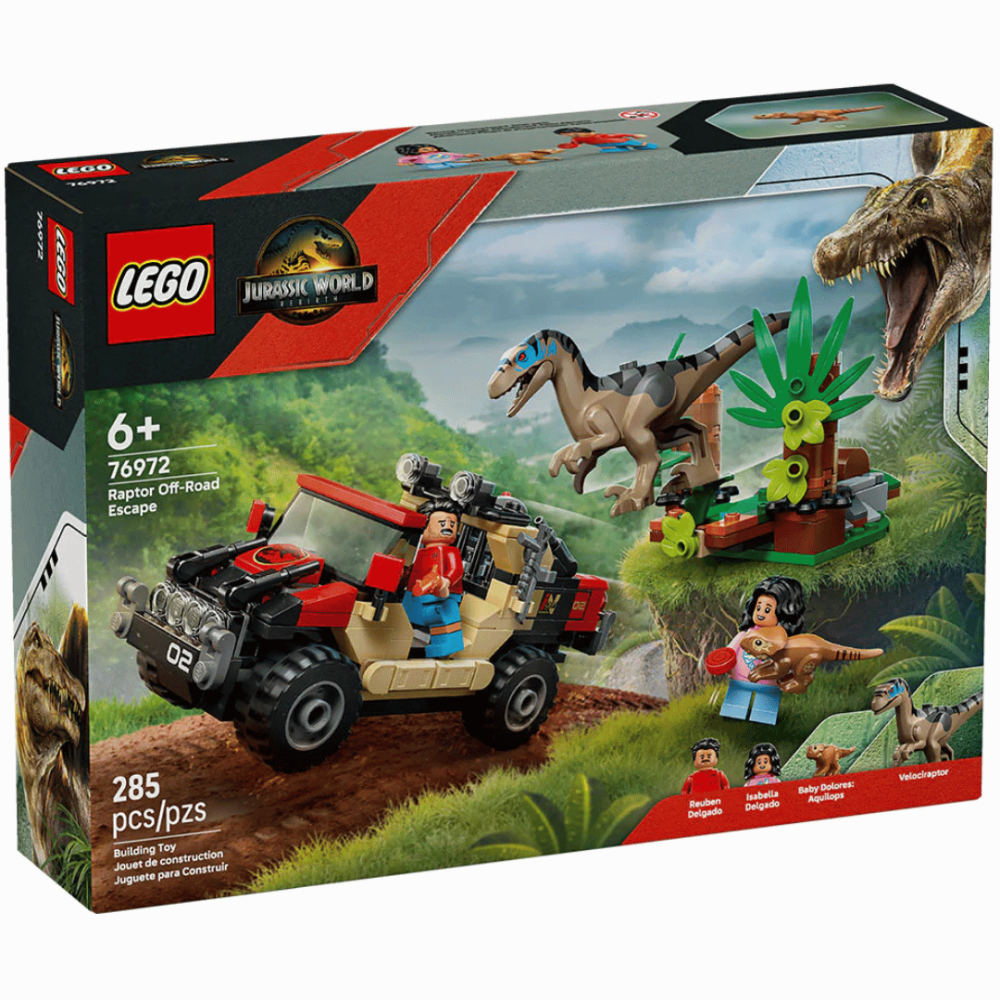 Lego Jurassic World: Huida en Todoterreno y Raptor al Acecho (Raptor Off-Road Escape)