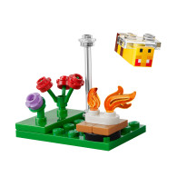 Lego Minecraft El conflicto de Alex en la fogata