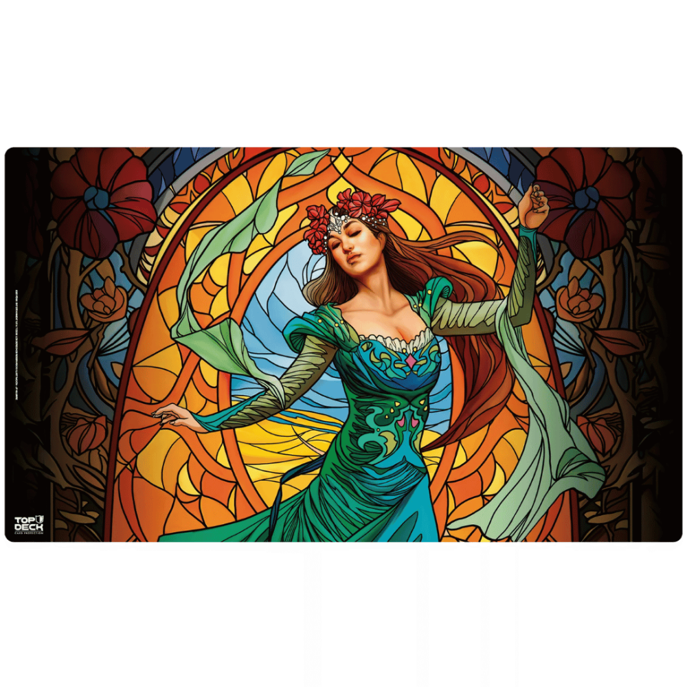 Playmat Top Deck| Colección Vitrales - Doncella