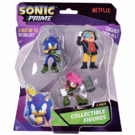 Pack 3 Figuras Sonic De 7 Cms Sonic, Amy, Eggman