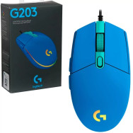 mouse logitech G 203 azul