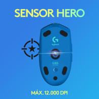 Mouse Gamer Logitech G305 Lightspeed - Azul Inalámbrico