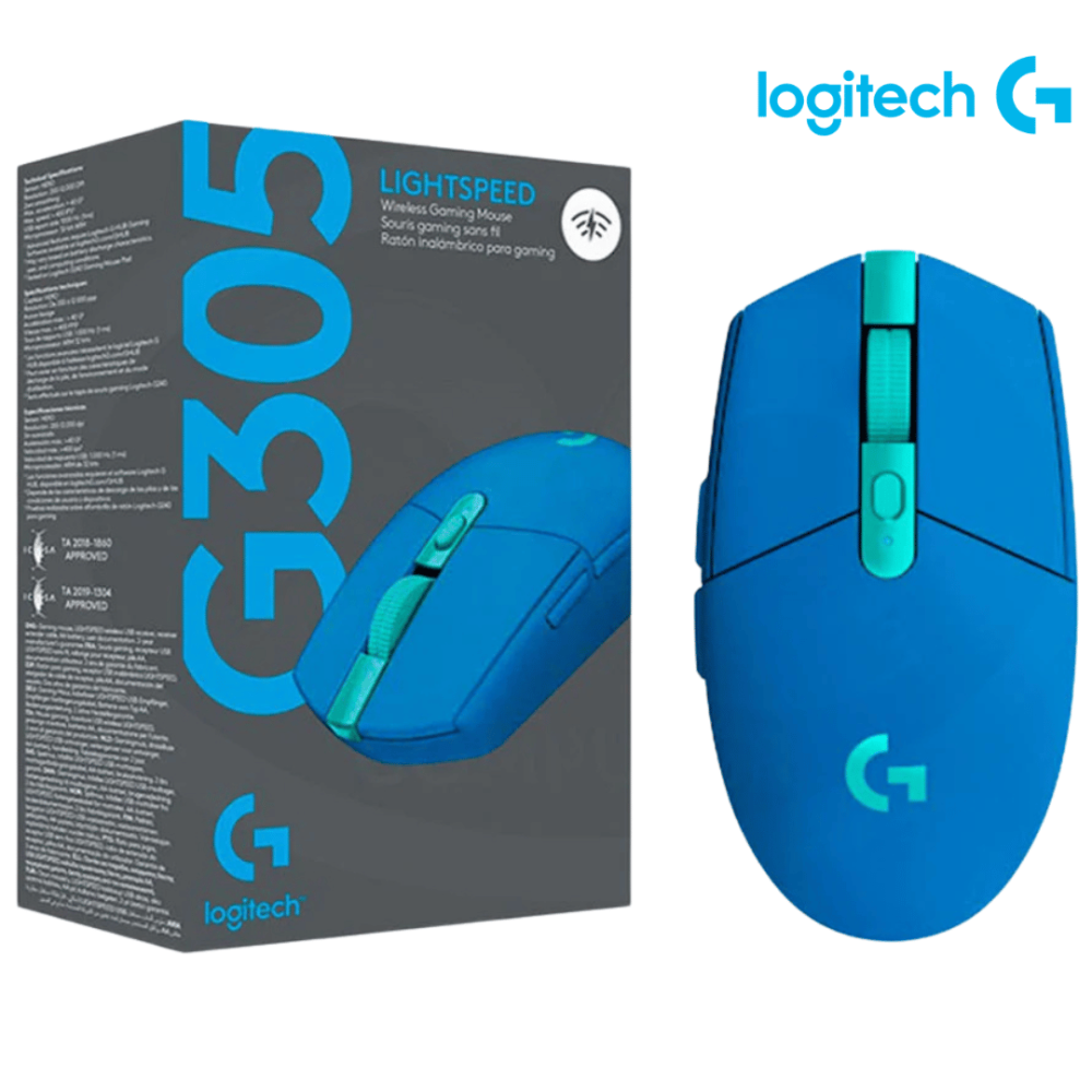 Mouse Gamer Logitech G305 Lightspeed - Azul Inalámbrico