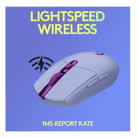 Mouse Gamer Logitech G305 Lightspeed - Lila Inalámbrico