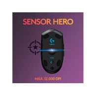 Mouse Gamer Logitech G305 Lightspeed - Negro Inalámbrico